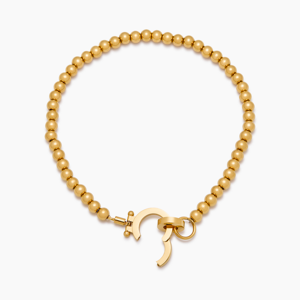 Essential Gold Beaded Bracelet