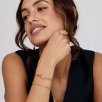 Bubble Initial Bracelet