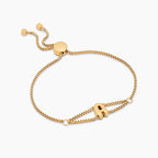 Bubble Initial Bracelet