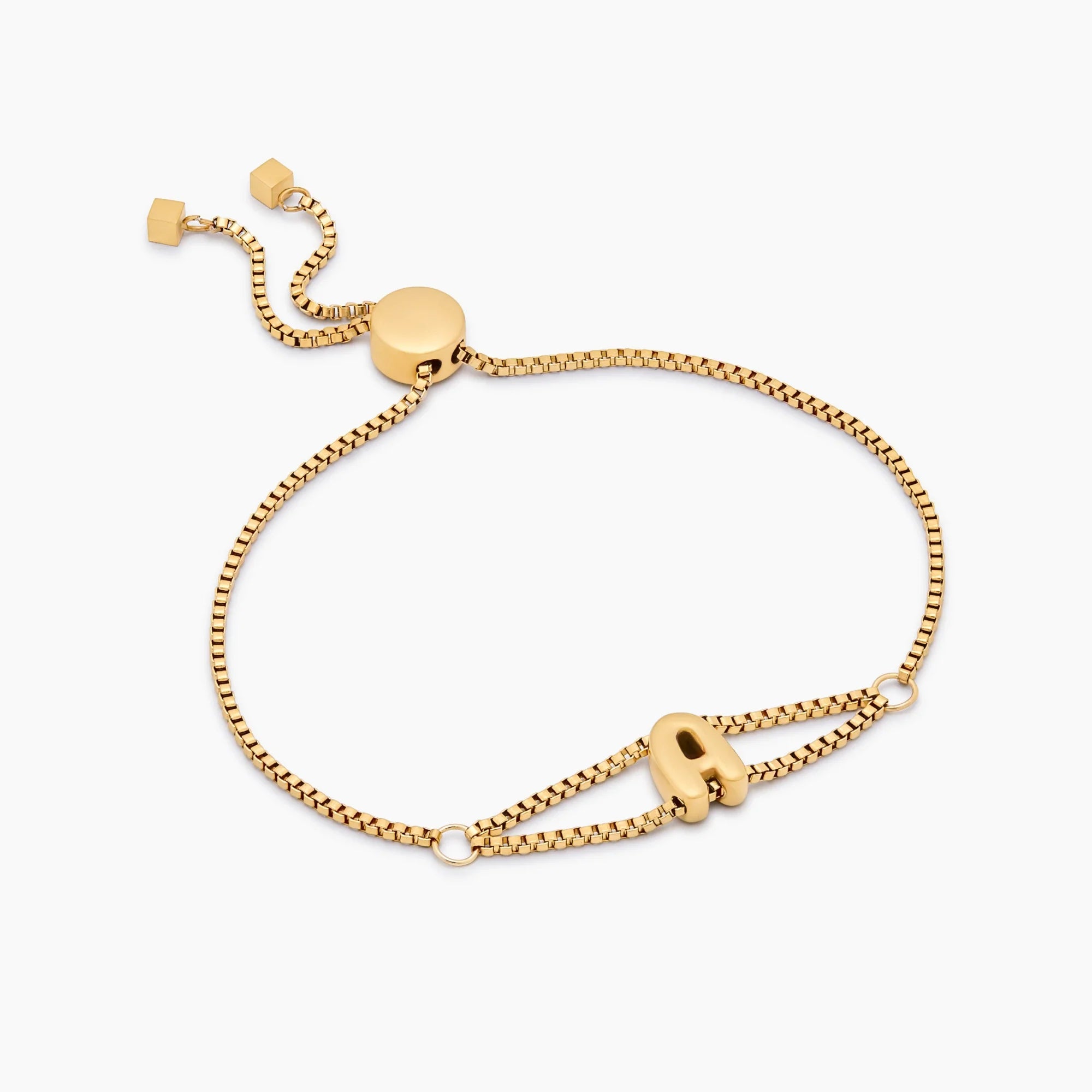 Bubble Initial Bracelet