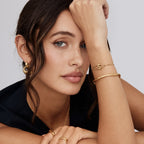 Bubble Initial Bracelet