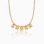 Bubble Custom Name Necklace