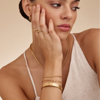 Chunky Textured Cuff bracelet