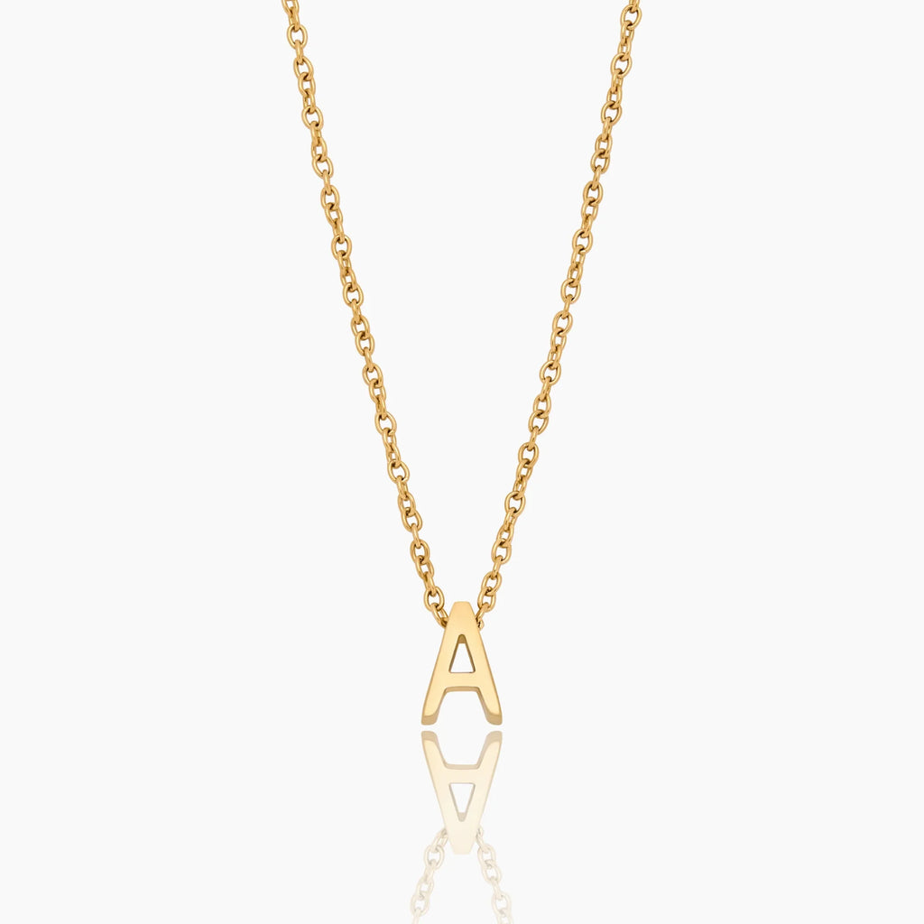 Dainty Initial Charm Necklace
