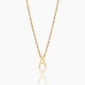 Dainty Initial Charm Necklace