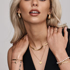 Initial Stamp Necklace