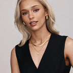 Initial Stamp Necklace