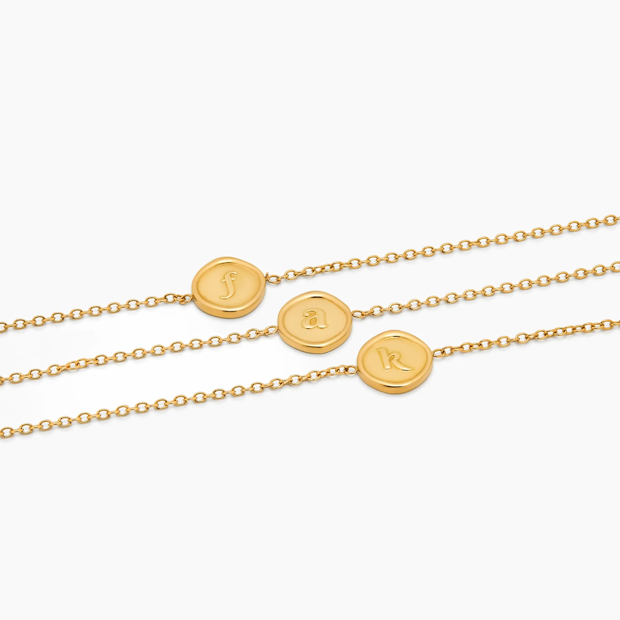 Initial Stamp Bracelet