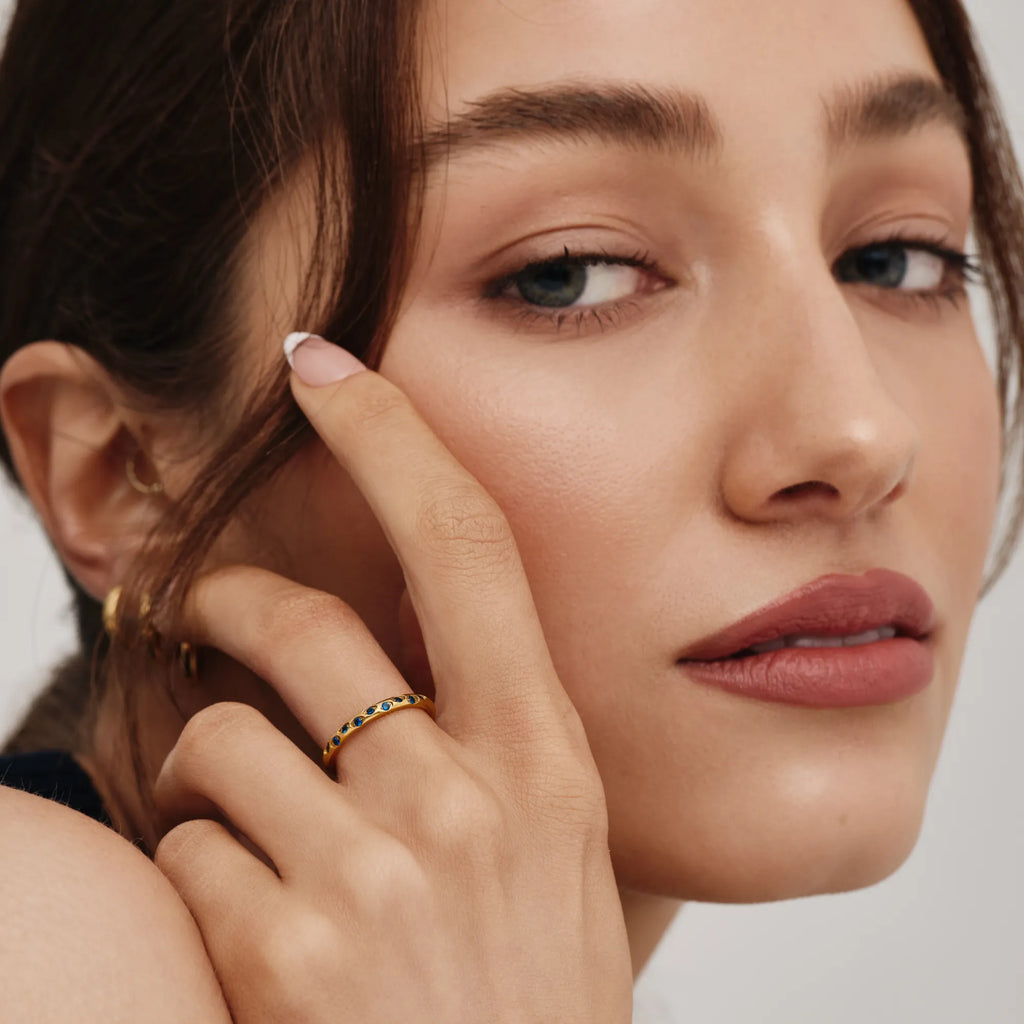 Celestial Birthstone Ring