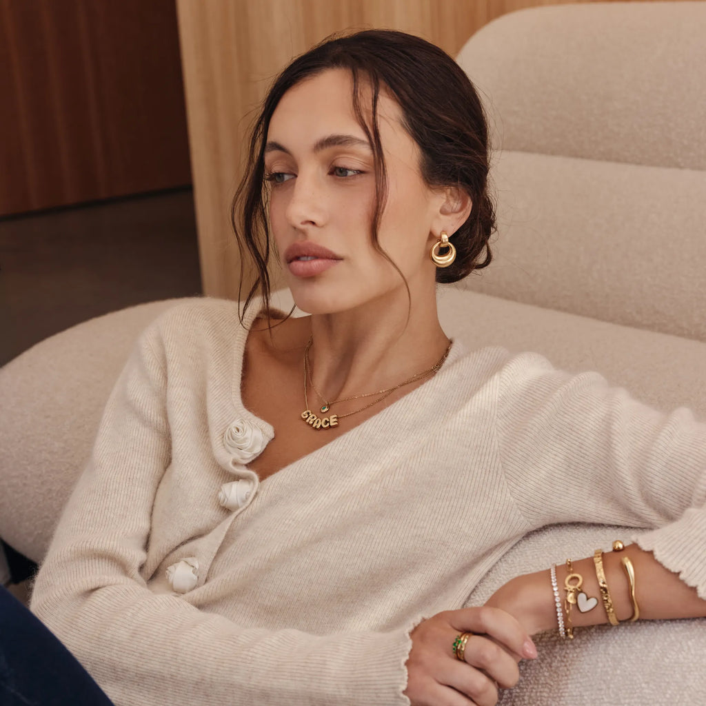 Bubble Custom Name Necklace