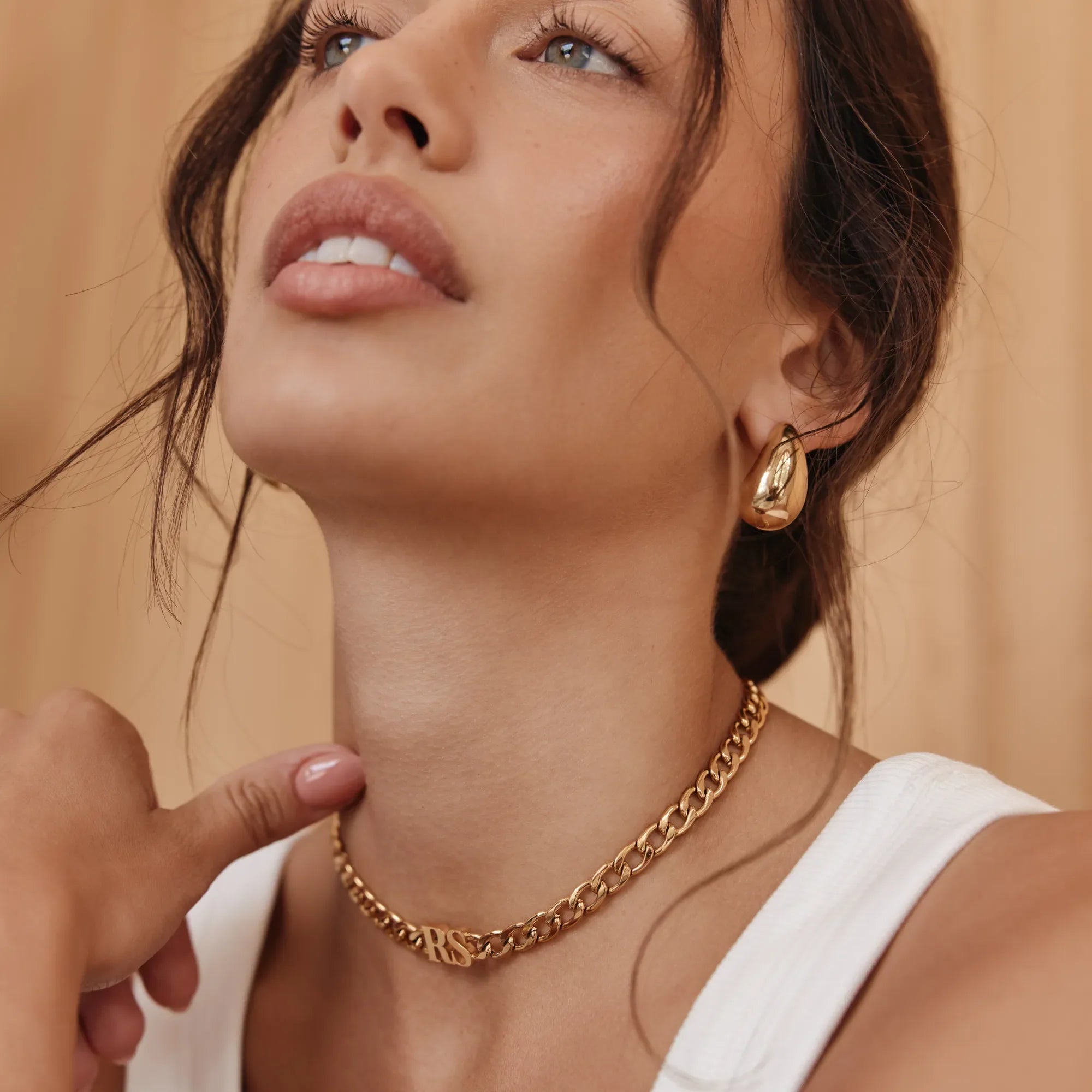 Initial Choker Necklace