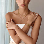 Signature Name and Birthstone Necklace