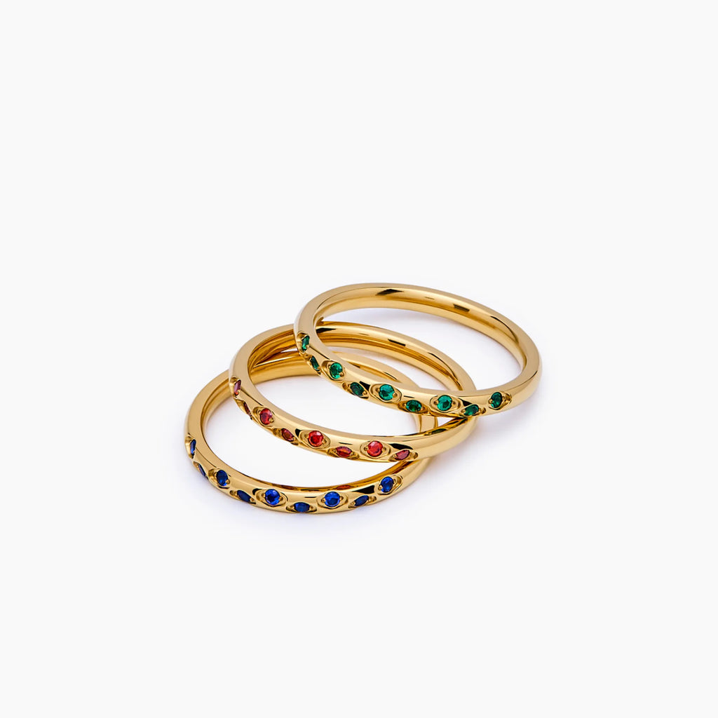 Celestial Birthstone Ring