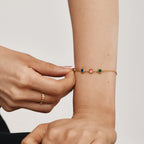 Personalized Multi-Birthstone Bracelet