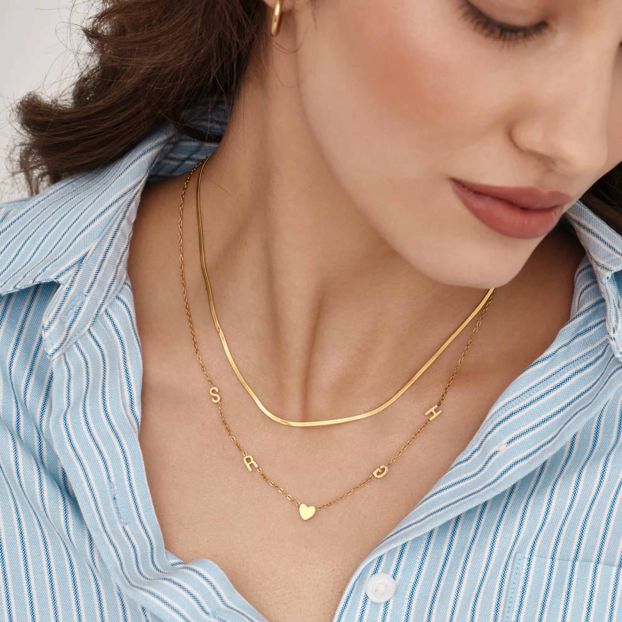 Multi Initial Necklace