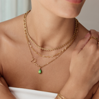 Signature Name and Birthstone Necklace