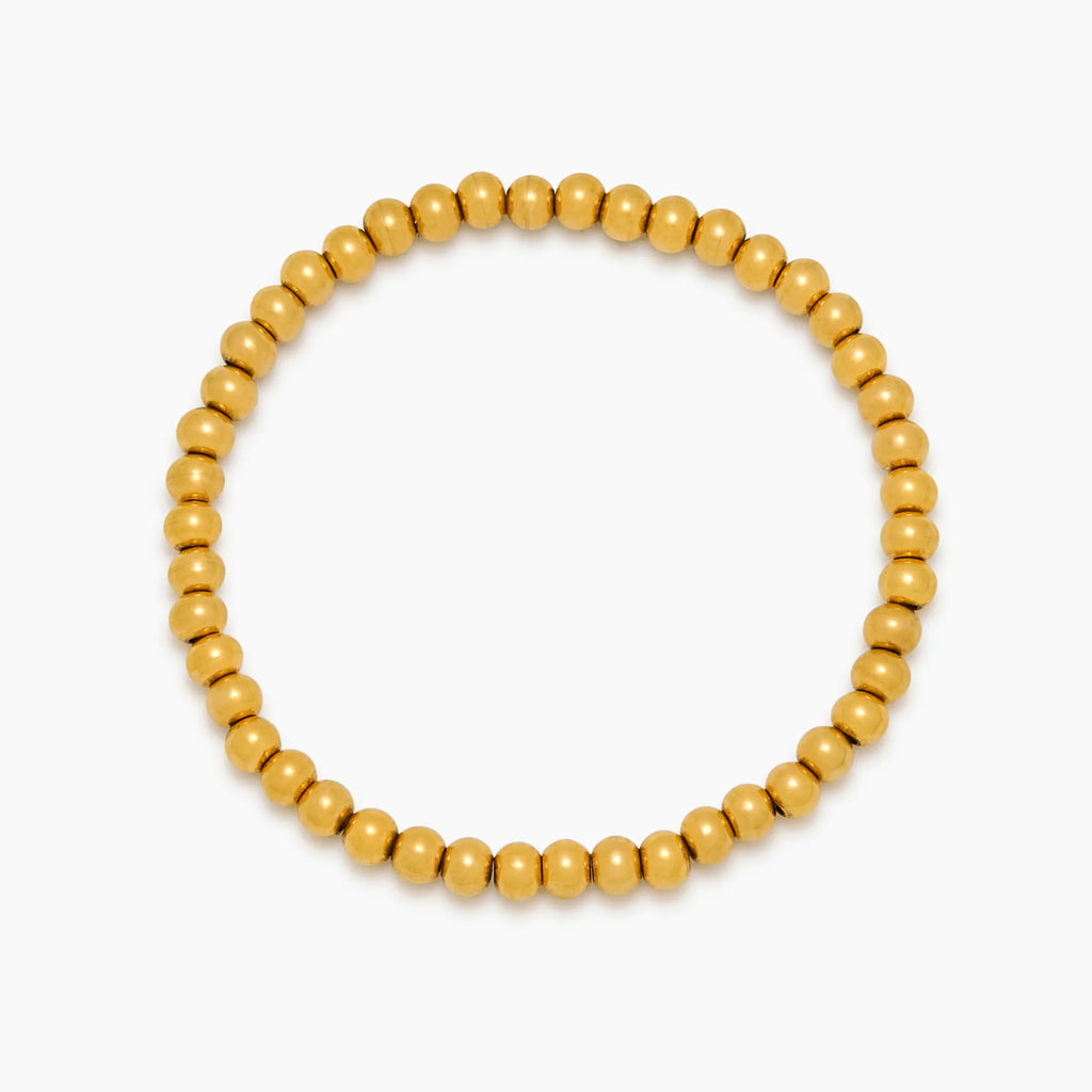 Gold Beaded Bracelet