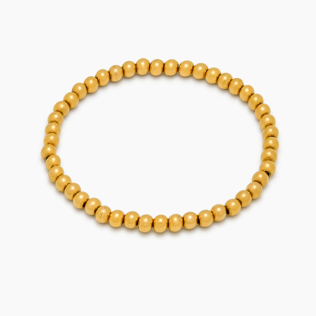Gold Beaded Bracelet