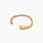 Sculpted Wave Cuff Bracelet