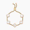 Mother Of Pearl Clover Bracelet