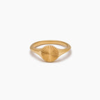 Sunburst Signet Ring