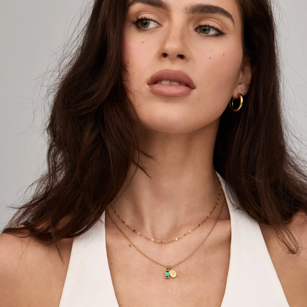 Personalized Bloom & Birthstone Necklace