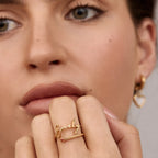 Signature Name Birthstone Ring