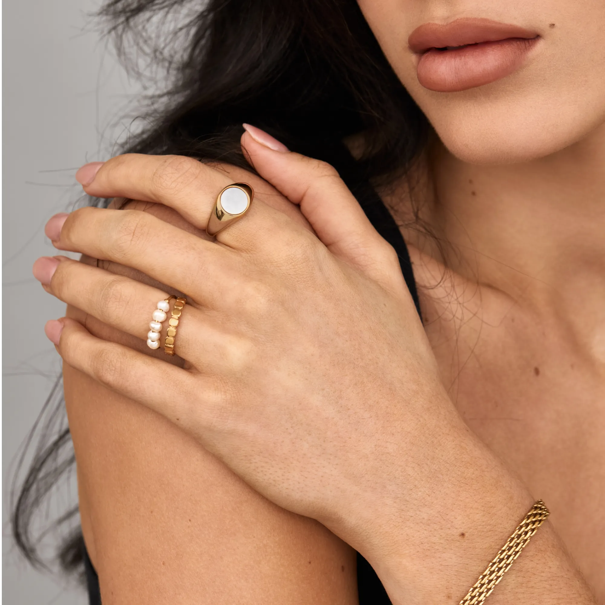 Mother Of Pearl Ring