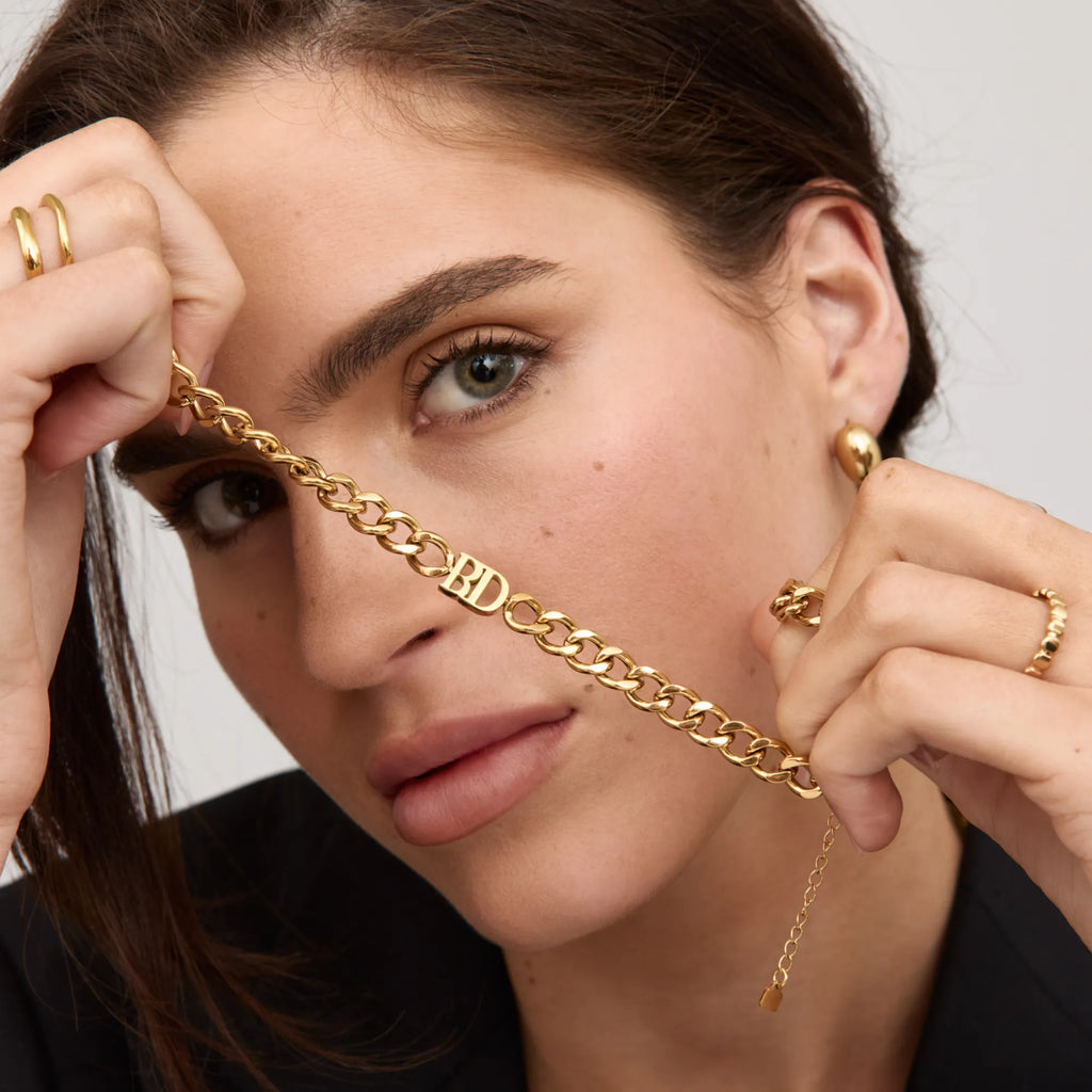 Initial Choker Necklace