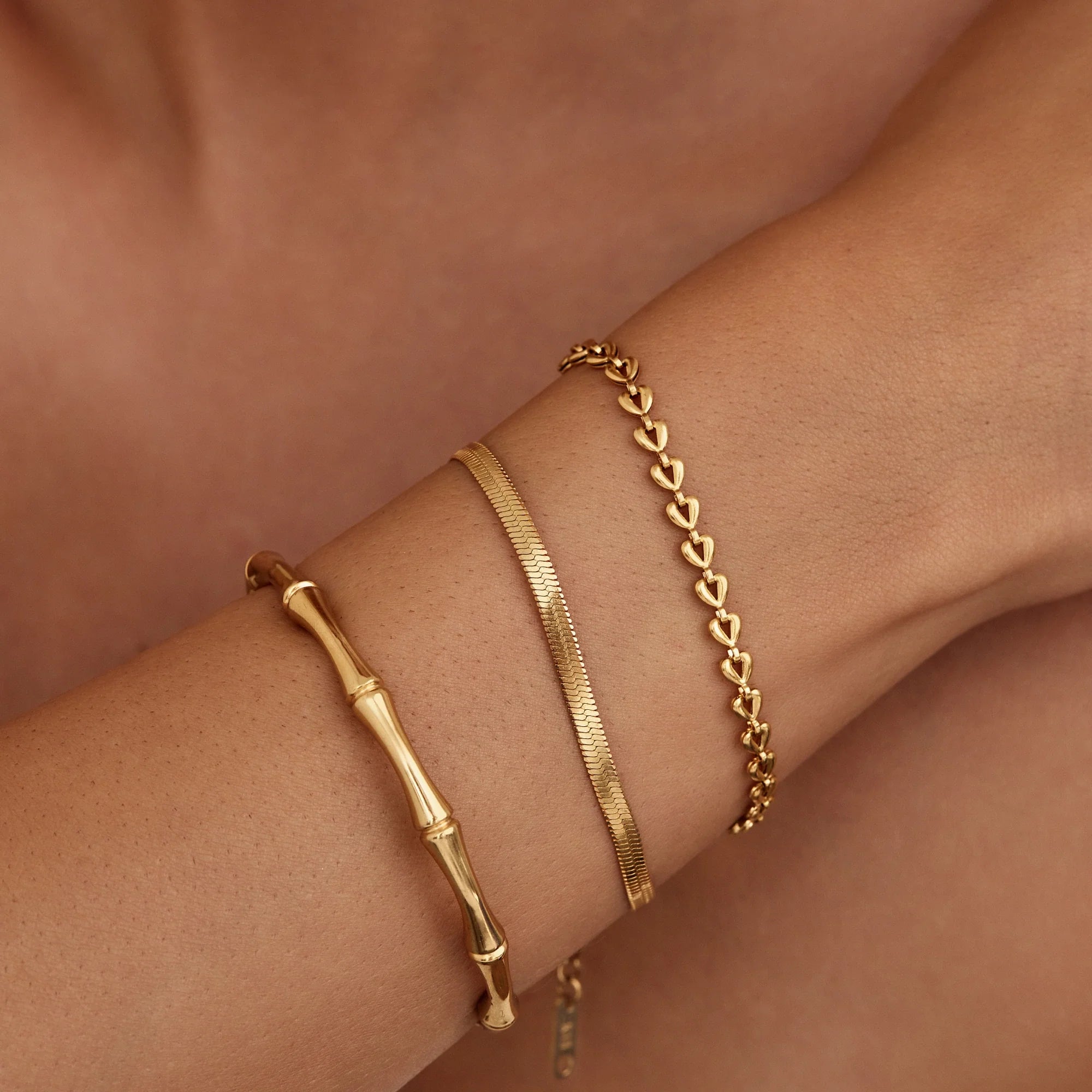 Chain Of Hearts Bracelet