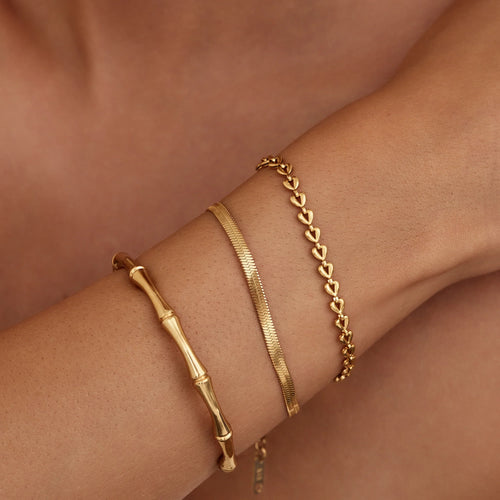 Chain Of Hearts Bracelet