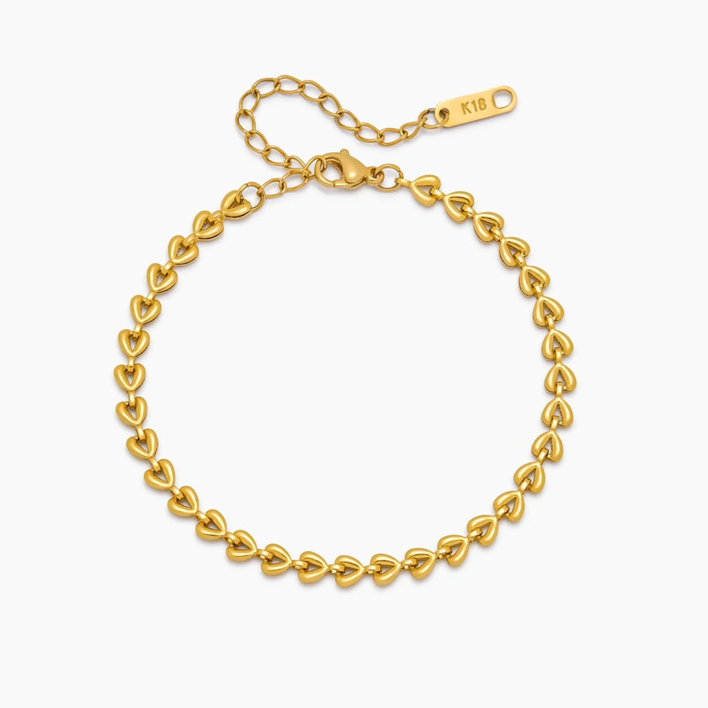 Chain Of Hearts Bracelet