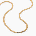Engraved Herringbone Necklace