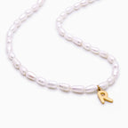 Statement Initial Pearl Necklace