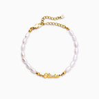 Freshwater Pearl Name Bracelet