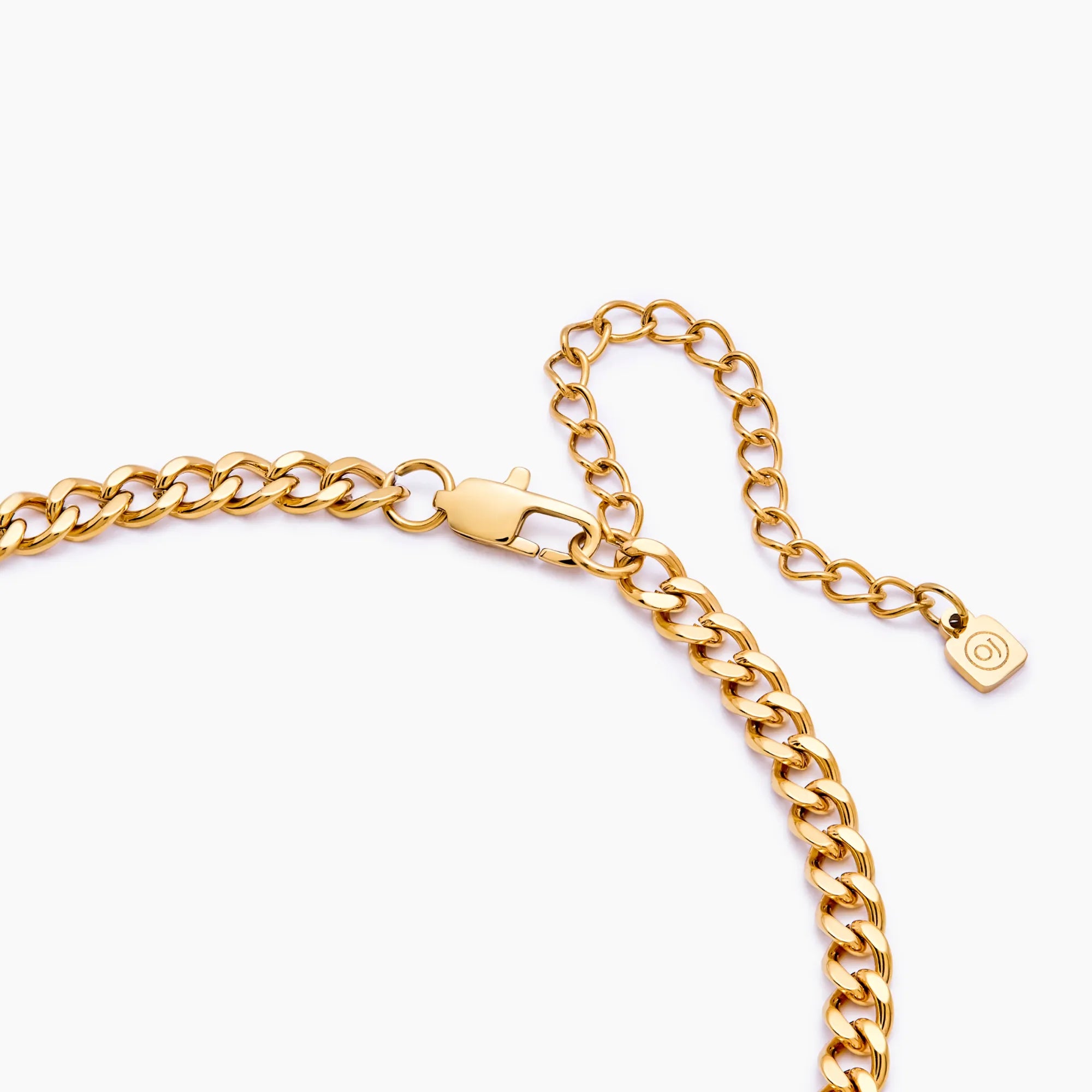 Curb Chain Fob Necklace