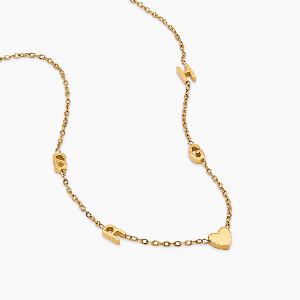 Multi Initial Necklace