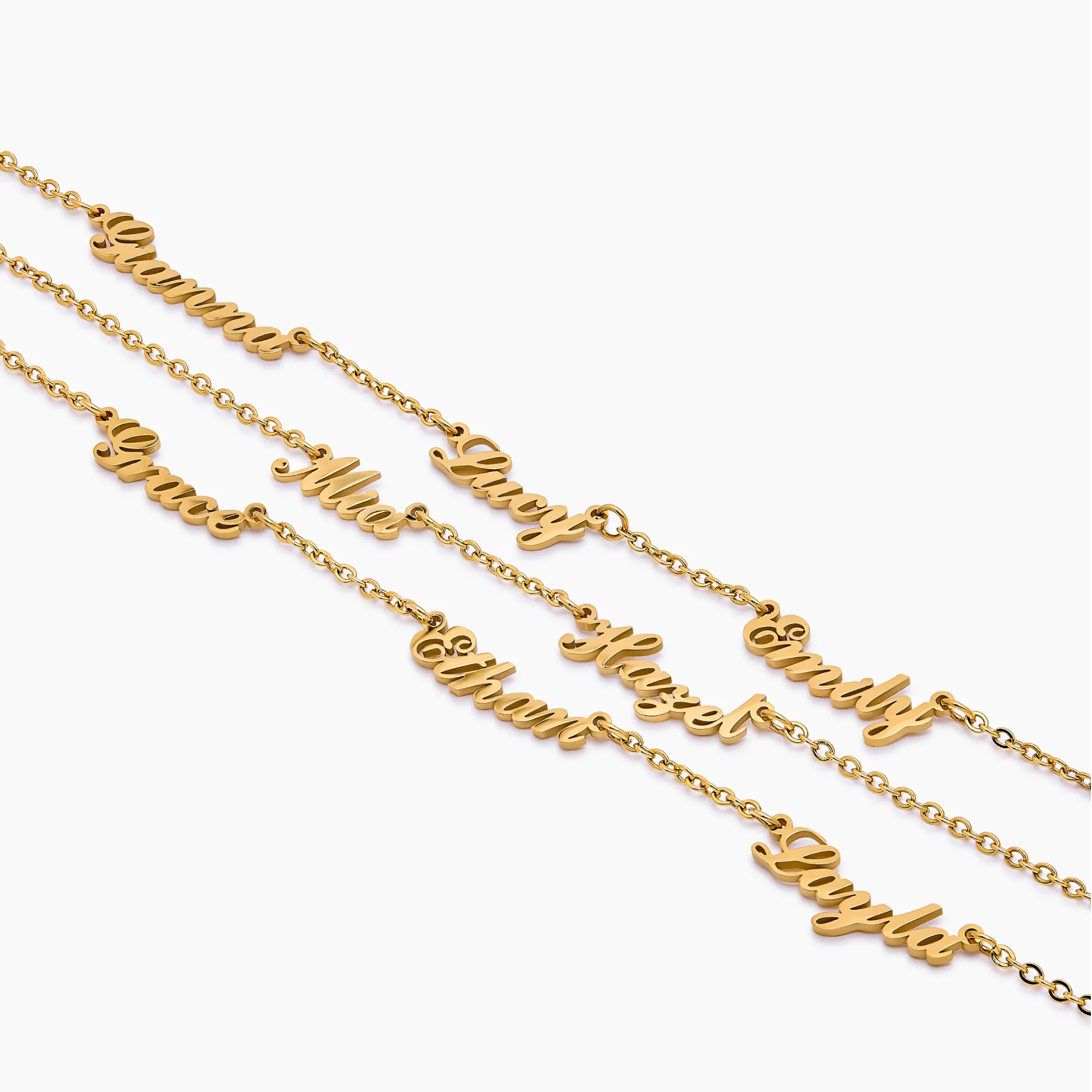 Multiple Name Necklace