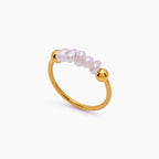 Mini Pearl Row Ring