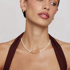 Statement Custom Name Pearl Necklace