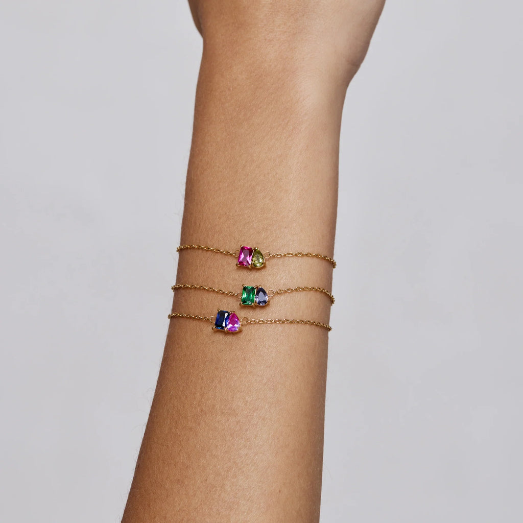Forever Duo Birthstone Bracelet