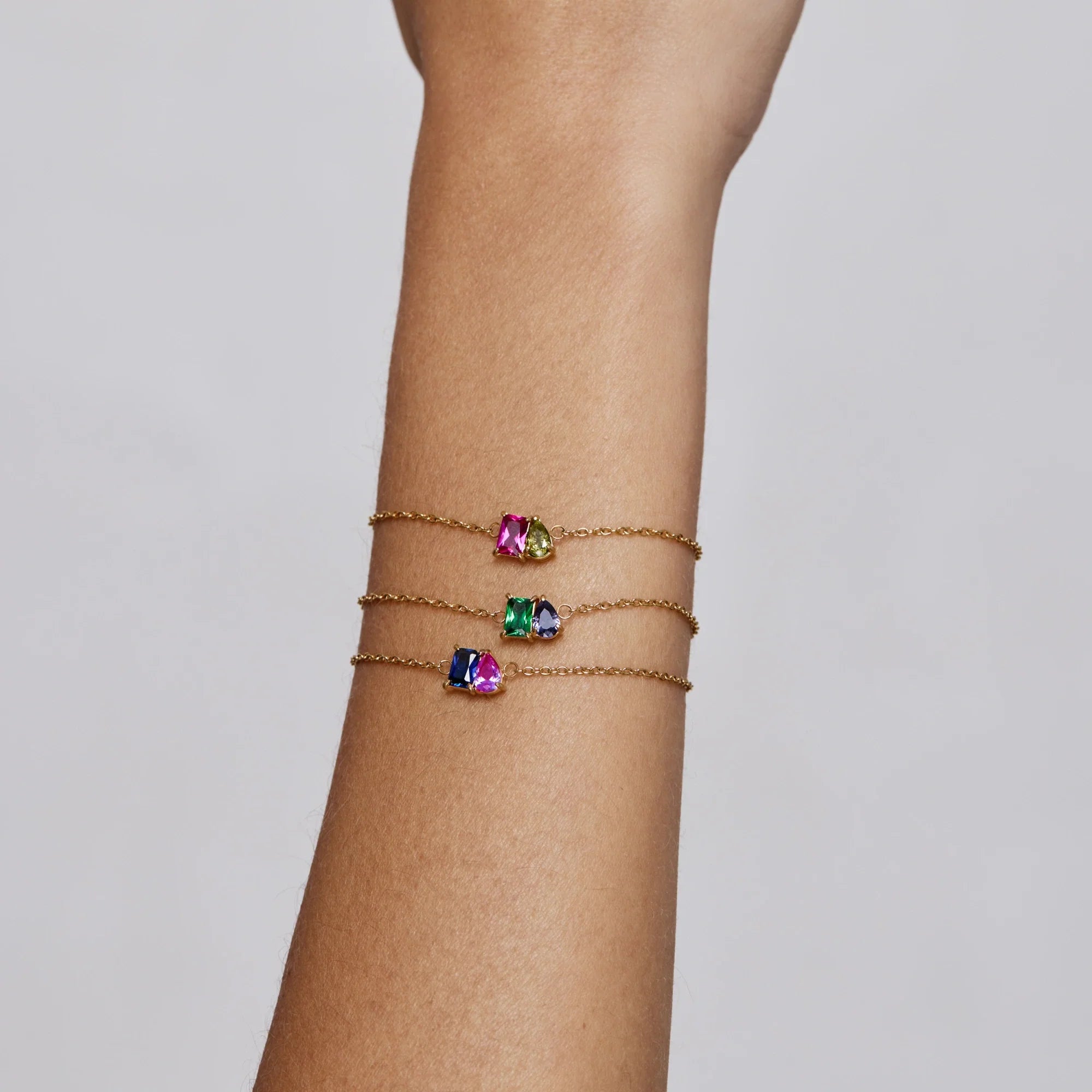 Forever Duo Birthstone Bracelet